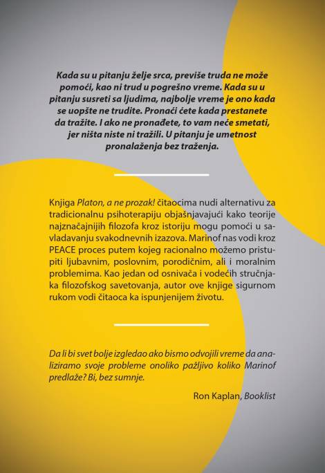 platon, a ne prozak lu marinof